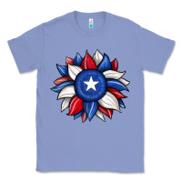 Colony Blue sunflower texas flag 2 Classic Tee - JahusDesignShop