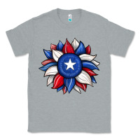 Heather Grey sunflower texas flag 2 Classic Tee - JahusDesignShop