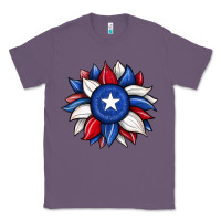 Lavender sunflower texas flag 2 Classic Tee - JahusDesignShop