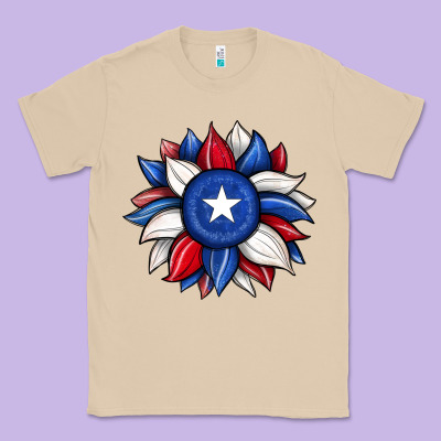 Sunflower Texas Flag 2 Classic Tee Designed By Jahusdesignshop
