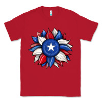 Red sunflower texas flag 2 Classic Tee - JahusDesignShop