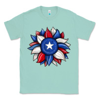 Seafoam sunflower texas flag 2 Classic Tee - JahusDesignShop