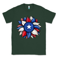 Sports Green sunflower texas flag 2 Classic Tee - JahusDesignShop