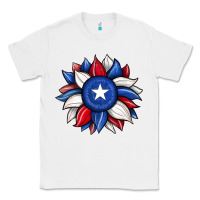 White sunflower texas flag 2 Classic Tee - JahusDesignShop