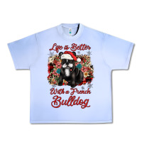 Grape Ice christmas life is better with a french bulldog Urban Heavy Tee - JahusDesignShop