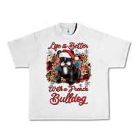 Christmas Life Is Better With A French Bulldog Urban Heavy Tee | Teevron