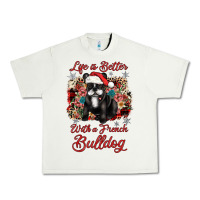Pistachio christmas life is better with a french bulldog Urban Heavy Tee - JahusDesignShop