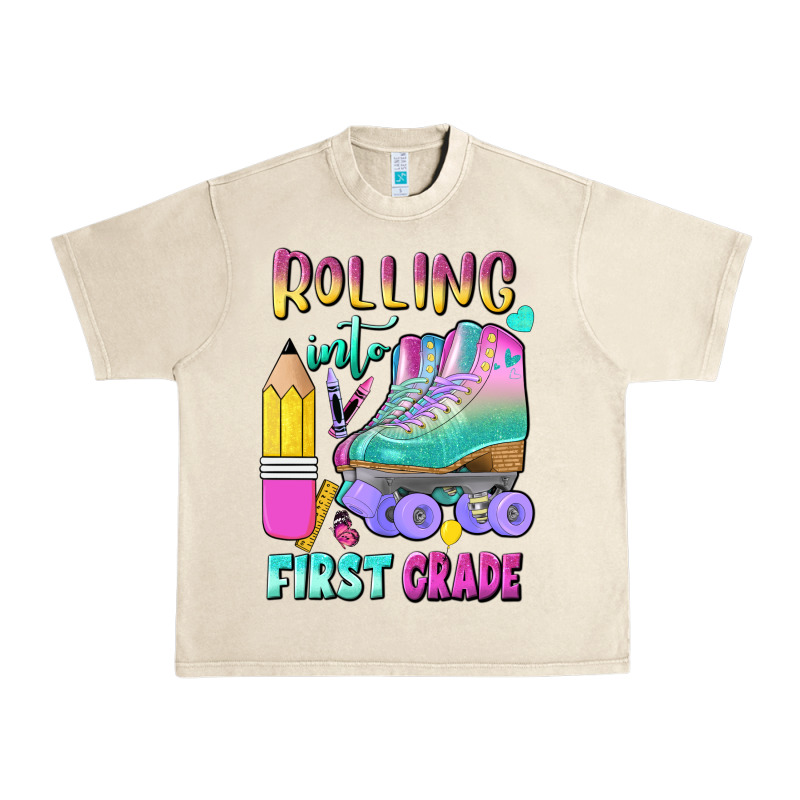 Rolling Into First Grade Urban Heavy Tee by BundleAndBundleShop | Teevron