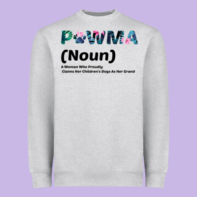 Dog Love: Grandma Aka Pawma Heavyweight Sweatshirt Designed By Bettercallsaul