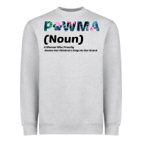 Heather Grey Dog Love: Grandma aka Pawma Heavyweight Sweatshirt - Bettercallsaul
