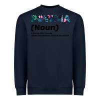 Navy Dog Love: Grandma aka Pawma Heavyweight Sweatshirt - Bettercallsaul