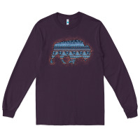 Plum Bison Silhouette Blue Aztec Long Sleeve Tee - Bettercallsaul
