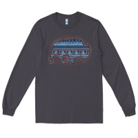 Smoke Bison Silhouette Blue Aztec Long Sleeve Tee - Bettercallsaul