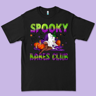 Spooky Babes Club Premium Tee Designed By Nancycooperartshop