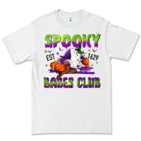 White Spooky babes club Premium Tee - NancyCooperArtShop