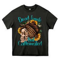 Asphalt dead inside but caffeinated Heavy Core Tee - Jasminsmagicworld
