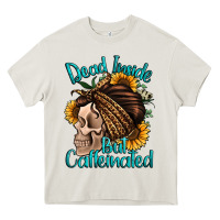 Cream dead inside but caffeinated Heavy Core Tee - Jasminsmagicworld