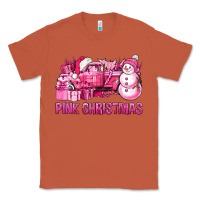 Copper Pink Christmas Truck Classic Tee - BundleAndBundleShop