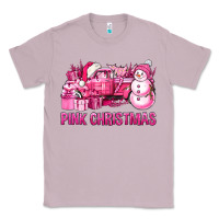 Lilac Pink Christmas Truck Classic Tee - BundleAndBundleShop