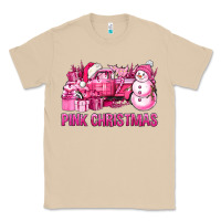Mushroom Pink Christmas Truck Classic Tee - BundleAndBundleShop