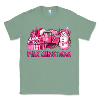 Sage Pink Christmas Truck Classic Tee - BundleAndBundleShop