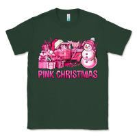Sports Green Pink Christmas Truck Classic Tee - BundleAndBundleShop