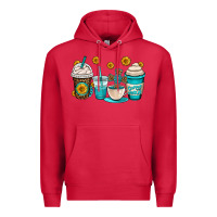 Cardinal jesus coffee cups Premium Hoodie - OliviaCreatesArt