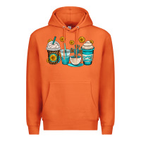 Carrot jesus coffee cups Premium Hoodie - OliviaCreatesArt