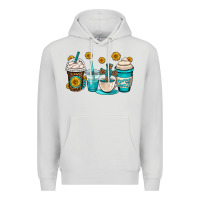 Dove Grey jesus coffee cups Premium Hoodie - OliviaCreatesArt