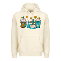 Sandshell jesus coffee cups Premium Hoodie - OliviaCreatesArt