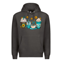 Smoke jesus coffee cups Premium Hoodie - OliviaCreatesArt