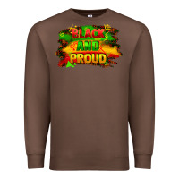 Chestnut black and proud Premium Sweatshirt - FaDigitalArtStudio