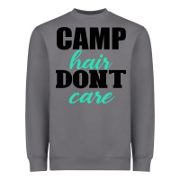 Storm Camp Hair Don't Care Black Heavyweight Sweatshirt - Bettercallsaul