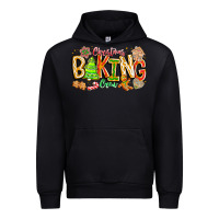 Black Christmas Baking Crew Urban Hoodie - CowhideDigitalArt