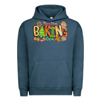 Pigment Midnight Navy Christmas Baking Crew Urban Hoodie - CowhideDigitalArt