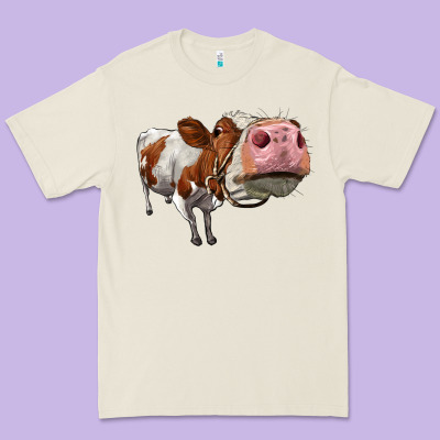 Cute Simmental Cow Premium Tee Designed By Lillyallendesigns