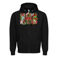 Black christmas spirit activate Zipper Hoodie - CowGirlArtShop