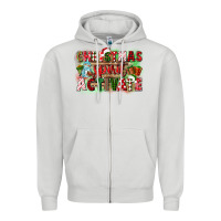 Dove Grey christmas spirit activate Zipper Hoodie - CowGirlArtShop