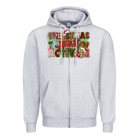 Heather Grey christmas spirit activate Zipper Hoodie - CowGirlArtShop