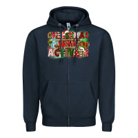Navy christmas spirit activate Zipper Hoodie - CowGirlArtShop