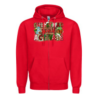 Red christmas spirit activate Zipper Hoodie - CowGirlArtShop