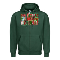 Sports Green christmas spirit activate Zipper Hoodie - CowGirlArtShop