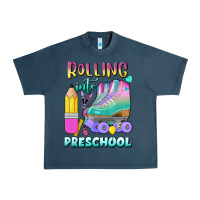 Midnight Navy rolling into preschool Urban Heavy Tee - BundleAndBundleShop