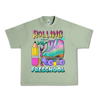 Oil Green rolling into preschool Urban Heavy Tee - BundleAndBundleShop