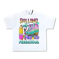 White rolling into preschool Urban Heavy Tee - BundleAndBundleShop