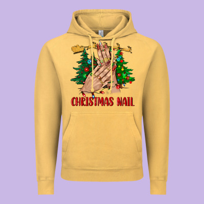Christmas Nail Bbs Vintage Hoodie Designed By Bundleandbundleshop