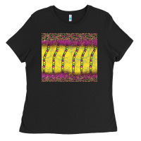 Black mardi gras bead leopard Ladies Tee - BarkalooDesign