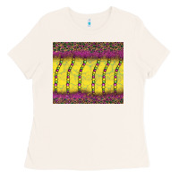Bone mardi gras bead leopard Ladies Tee - BarkalooDesign