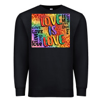 Black Pride love is love Premium Sweatshirt - FaDigitalArtStudio