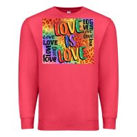 Cardinal Pride love is love Premium Sweatshirt - FaDigitalArtStudio